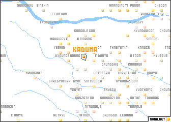 map of Kaduma