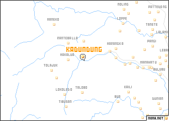 map of Kadundung