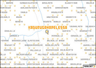 map of Kadurugahapelessa