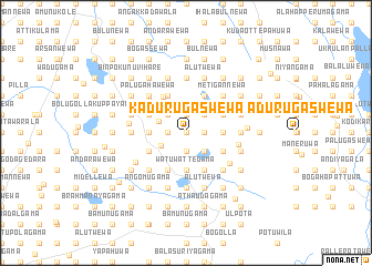 map of Kadurugaswewa