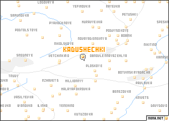 map of Kadushechki