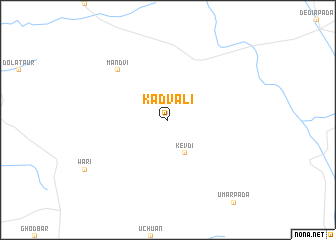 map of Kadvāli