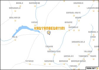 map of Kadyanbédayiri