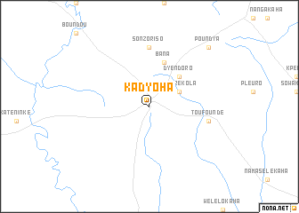 map of Kadyoha