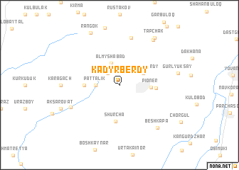 map of Kadyr-Berdy