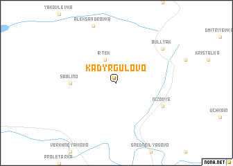 map of Kadyrgulovo