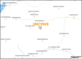 map of Kadyrovo