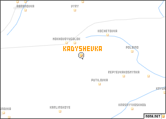 map of Kadyshevka