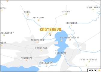 map of Kadyshëvo