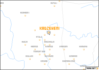 map of Kadzeweni