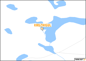 map of Kadzhigul