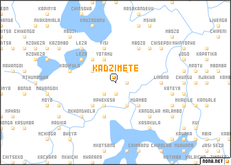 map of Kadzimete