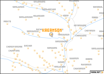 map of Kaeamsŏm