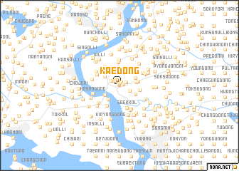 map of Kae-dong
