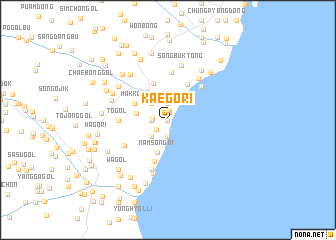 map of Kaegŏ-ri