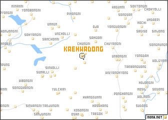 map of Kaehwa-dong