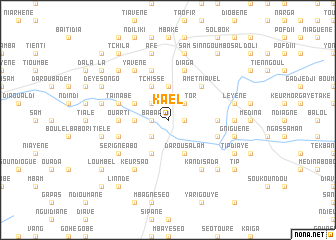 map of Kaèl