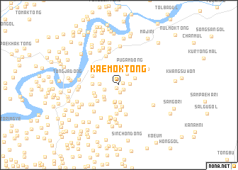 map of Kaemok-tong