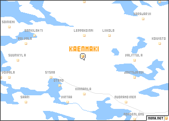 map of Käenmäki