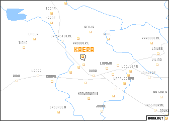 map of Kaera