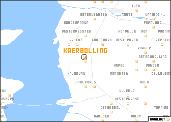 map of Kærbølling