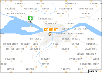 map of Kærby