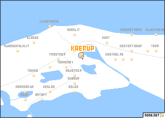 map of Kærup