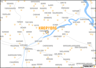 map of Kaeryŏng