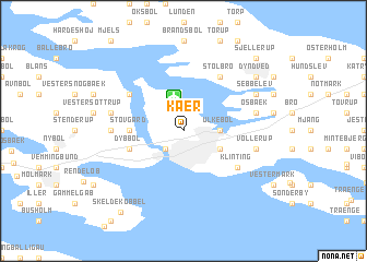 map of Kær