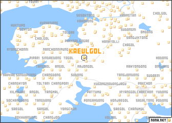 map of Kaeŭl-gol