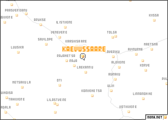 map of Kaevussaare