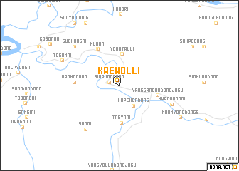map of Kaewŏl-li