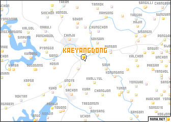 map of Kaeyang-dong