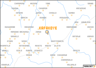 map of Kafakoye