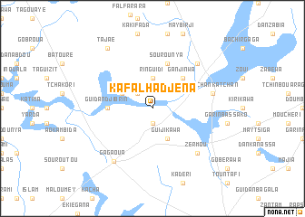 map of Kafal Hadjéna