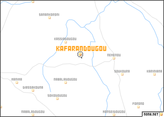 map of Kafarandougou