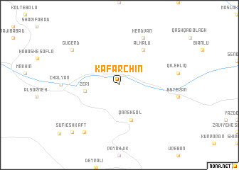 map of Kafarchīn