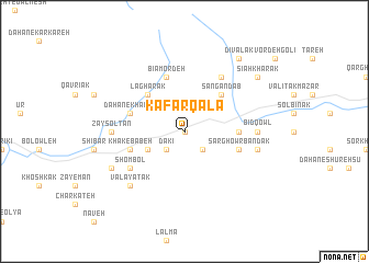 map of Kāfar Qalā