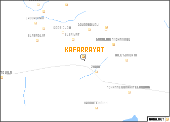 map of Kāf ar Rāyāt