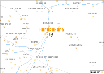 map of Kāfarūmand