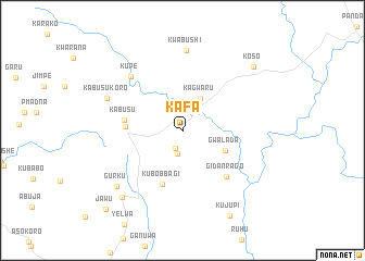 map of Kafa