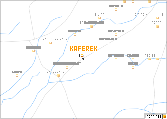 map of Kaférek