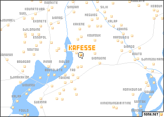 map of Kafèsse