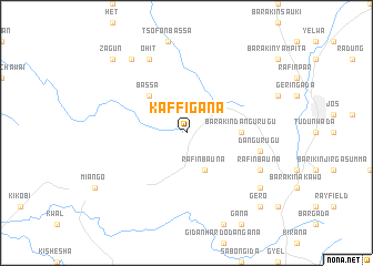 map of Kaffi Gana