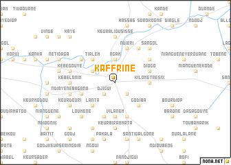 map of Kaffrine