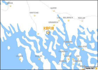 map of Kafia