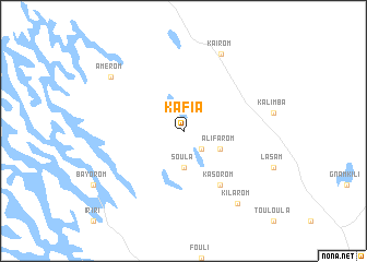 map of Kafia