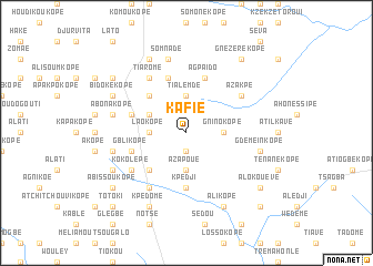 map of Kafié