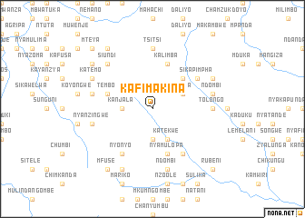 map of Kafimakina