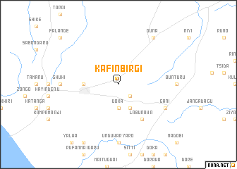 map of Kafin Birgi